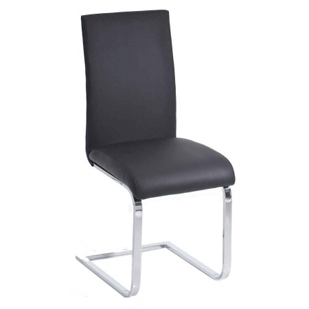 Silla de Confidente CINCA, diseño ergonómico, Piel color Negro