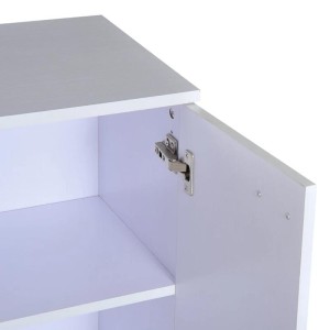 Armario auxiliar con Ruedas ORLEANS en Madera color Blanco