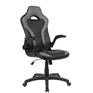 Silla Gaming CASIPI en Piel color Negro y Gris