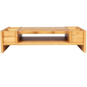 Soporte para Pantalla DAPHNE de Madera de Bambú
