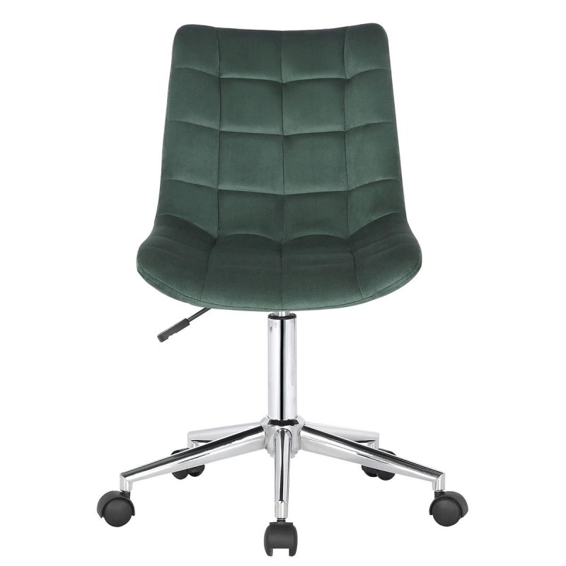 Silla de Oficina SAMMY en Terciopelo color Negro