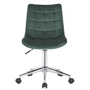 Silla de Oficina SAMMY en Terciopelo color Negro