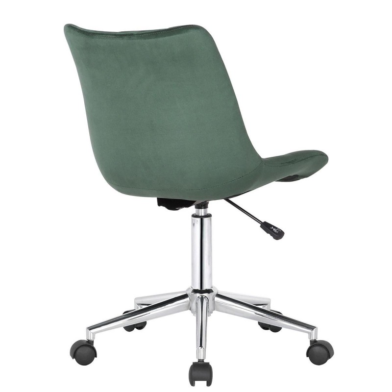 Silla de Oficina SAMMY en Terciopelo color Negro