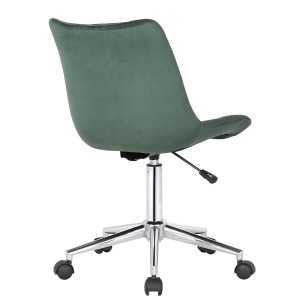 Silla de Oficina SAMMY en Terciopelo color Negro