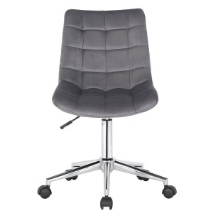 Silla de Oficina SAMMY en Terciopelo color Negro