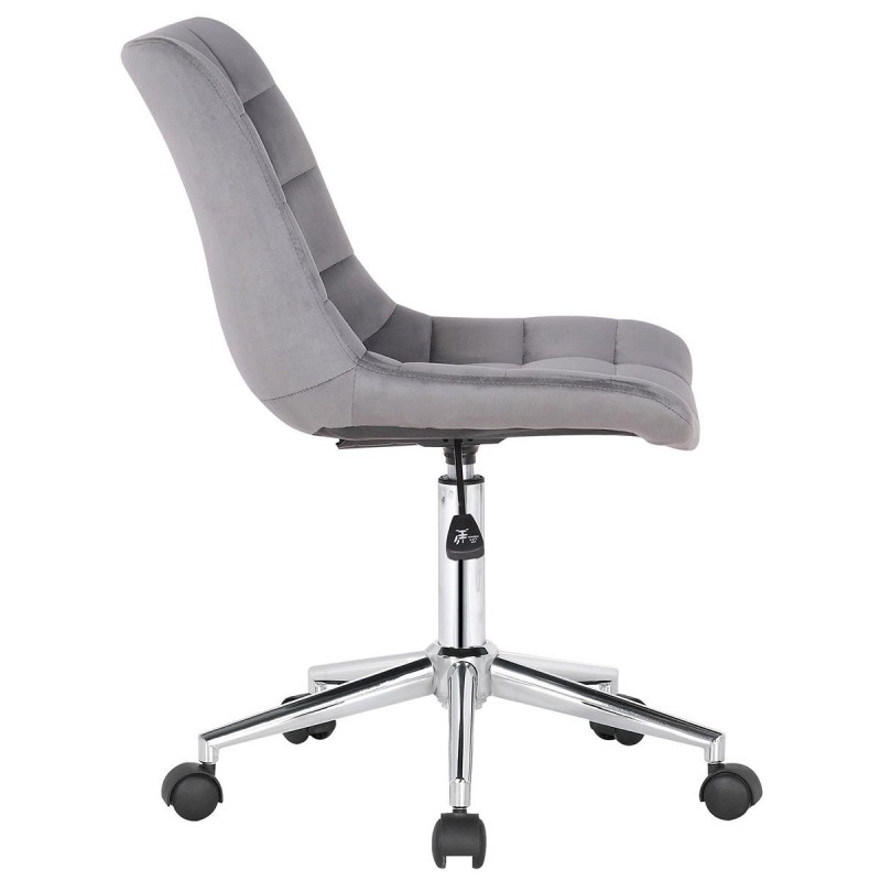Silla de Oficina SAMMY en Terciopelo color Negro