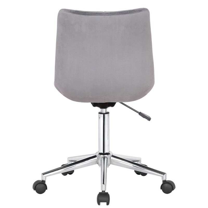 Silla de Oficina SAMMY en Terciopelo color Negro