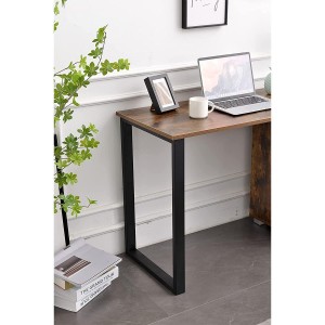 Mesa para Ordenador PERTH en Metal y Madera color Roble