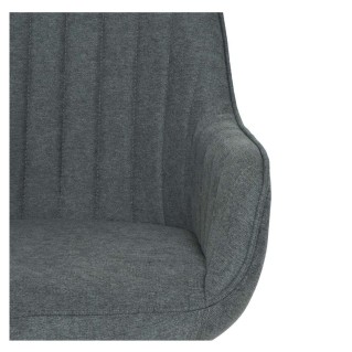 Silla de Oficina SIGMA, Diseño moderno, en Tela color Gris 2