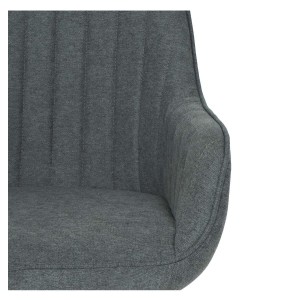 Silla de Oficina SIGMA, Diseño moderno, en Tela color Gris