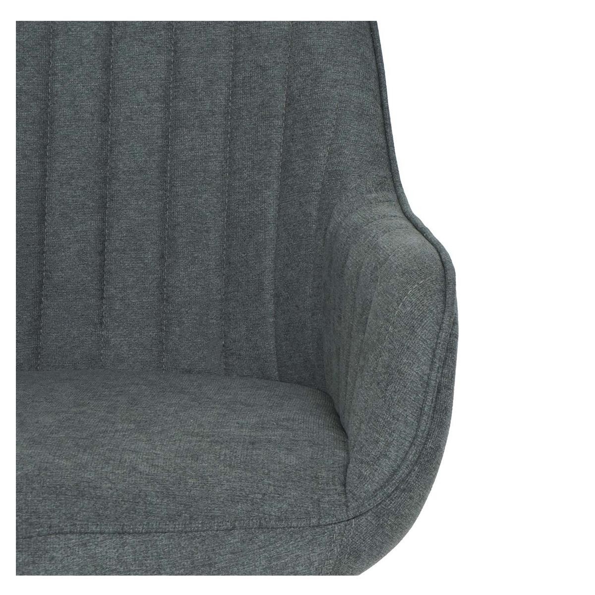 Silla de Oficina SIGMA, Exclusivo Diseño Moderno, en Tela color Gris