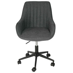 Silla de Oficina SIGMA, Diseño moderno, en Tela color Gris