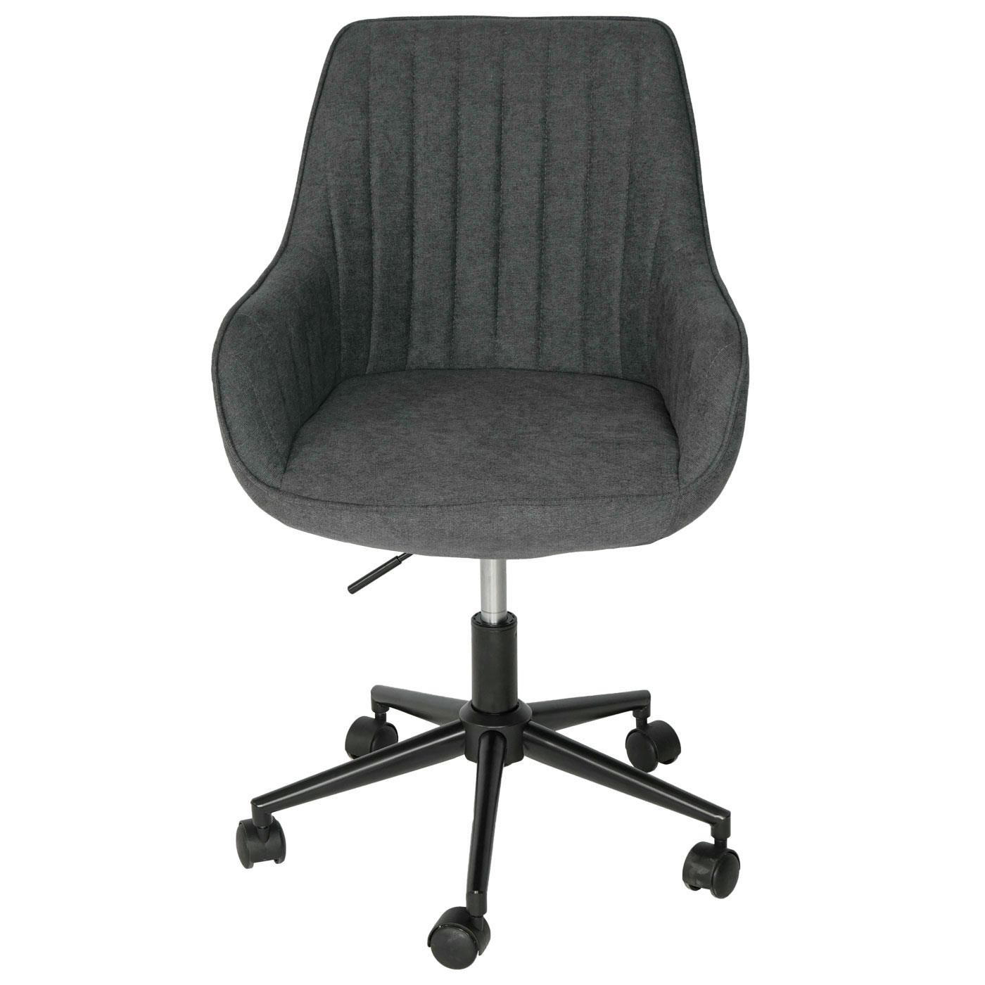 Silla de Oficina SIGMA, Exclusivo Diseño Moderno, en Tela color Gris