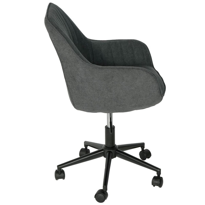 Silla de Oficina SIGMA, Diseño moderno, en Tela color Gris