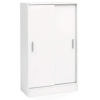 Armario de Oficina NABILA en Madera color Blanco