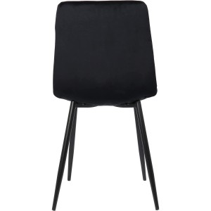 Lote de 2 Sillas de Confidente RIAD en Terciopelo color Negro
