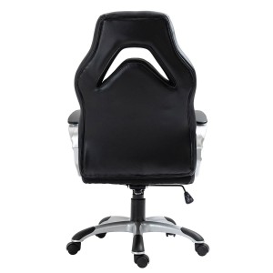 Silla Gaming ALPHA en Piel color Negro