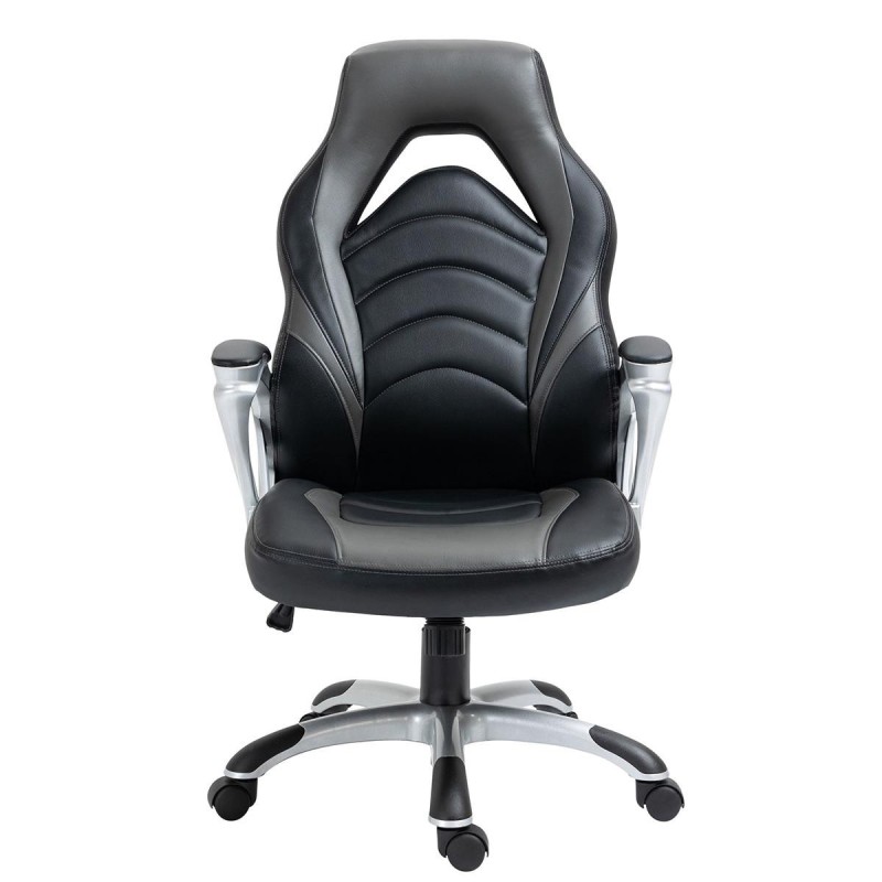 Silla Gaming ALPHA en Piel color Negro