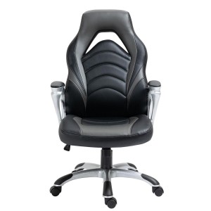 Silla Gaming ALPHA en Piel color Negro