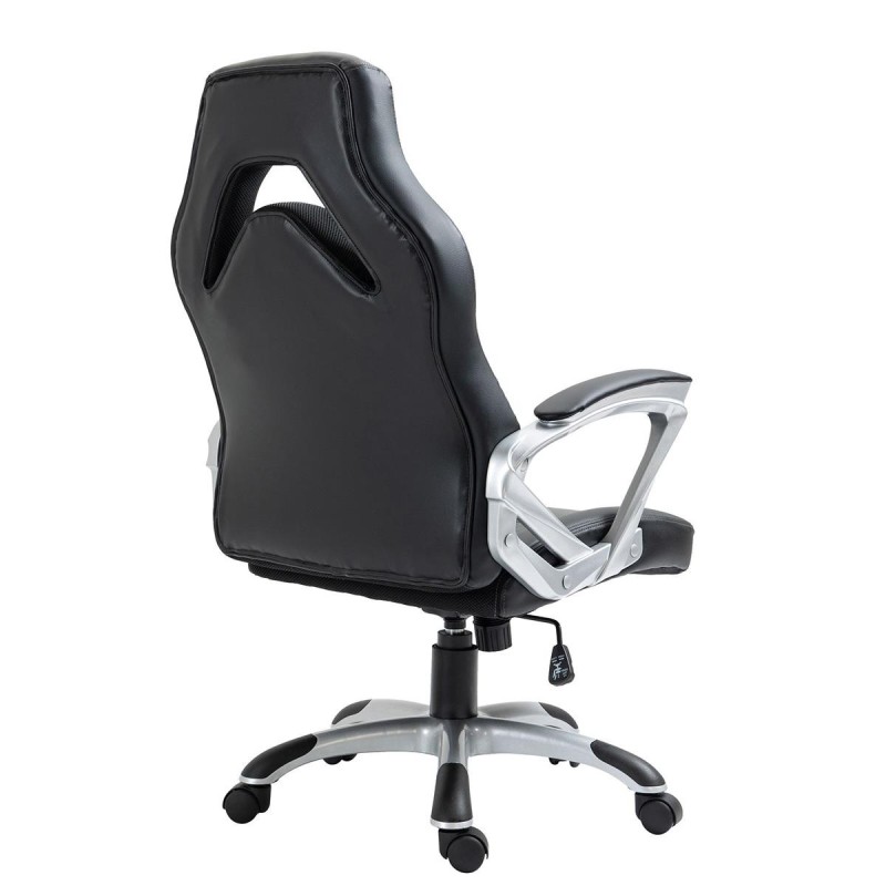 Silla Gaming ALPHA en Piel color Negro