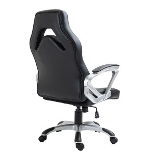 Silla Gaming ALPHA en Piel color Negro