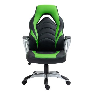 Silla Gaming ALPHA en Piel color Negro