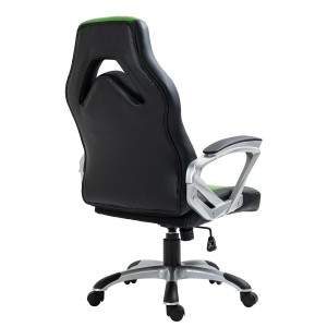 Silla Gaming ALPHA en Piel color Negro