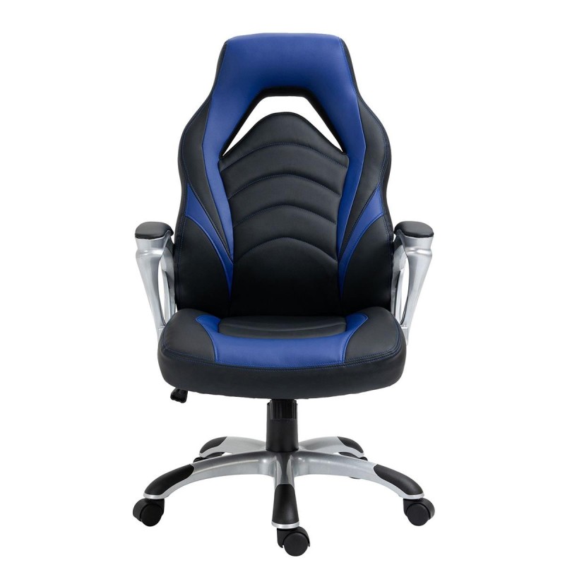 Silla Gaming ALPHA en Piel color Negro