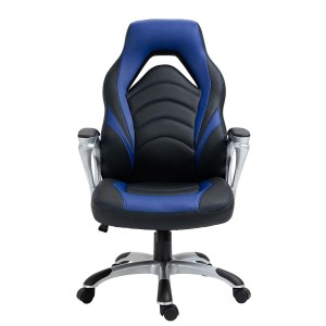 Silla Gaming ALPHA en Piel color Negro