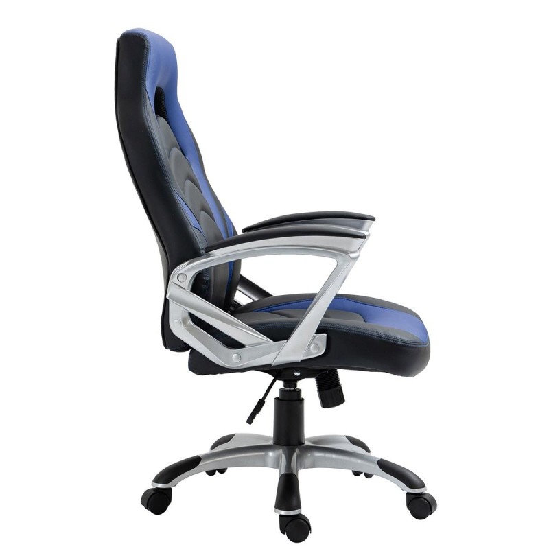 Silla Gaming ALPHA en Piel color Negro