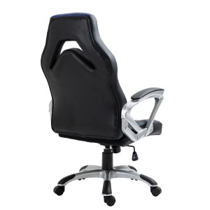 Silla Gaming ALPHA en Piel color Negro