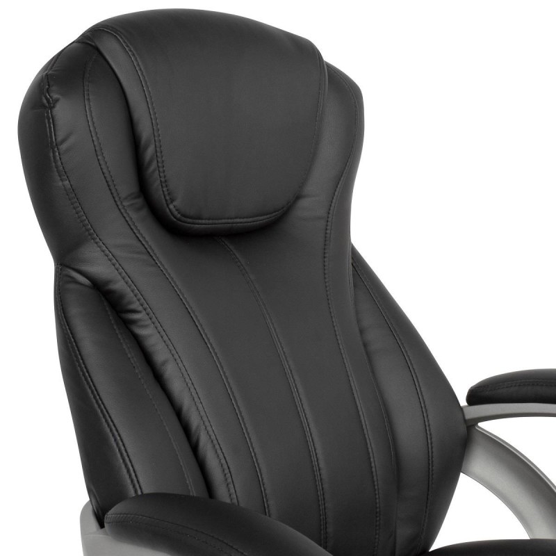 Sillón de Oficina ASTRID en Piel color Negro