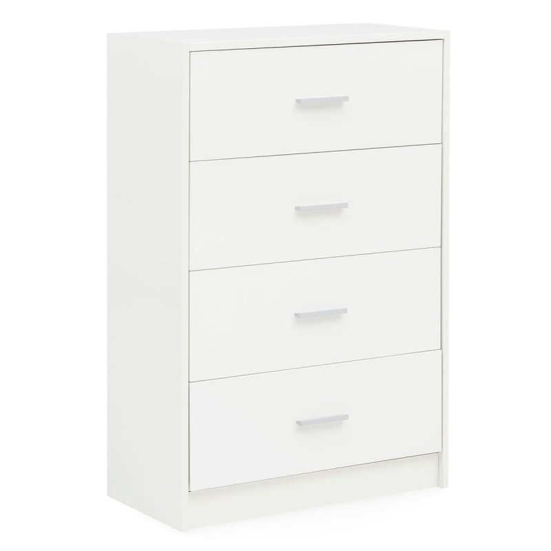 Armario ARTICK, 4 cajones, madera color Blanco