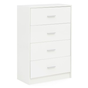 Armario ARTICK, 4 cajones, madera color Blanco