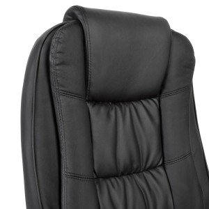 Sillón de Oficina SIRIO en Piel Color Negro