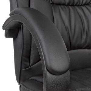 Sillón de Oficina SIRIO en Piel Color Negro