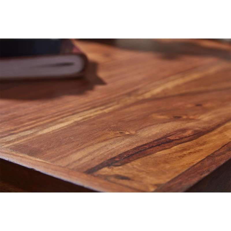 Mesa de Oficina JULIETTE de Metal Cromado y Madera