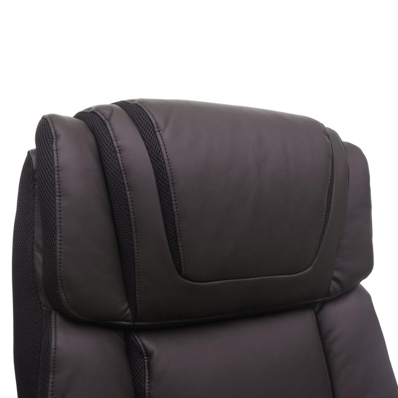 Sillón de Oficina GLEN en Piel color Negro