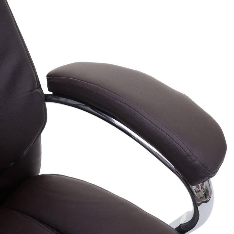 Sillón de Oficina GLEN en Piel color Negro