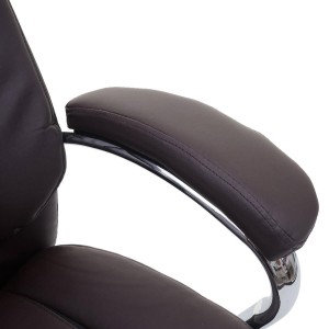 Sillón de Oficina GLEN en Piel color Negro