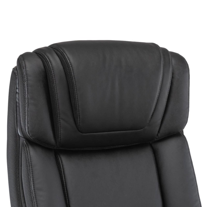 Sillón de Oficina GLEN en Piel color Negro