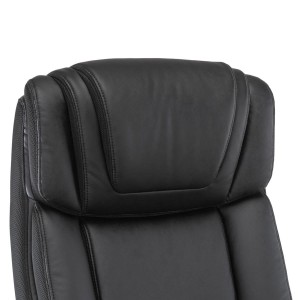 Sillón de Oficina GLEN en Piel color Negro