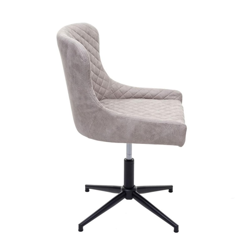 Silla de Confidente DEVAN en Tela color Gris Claro