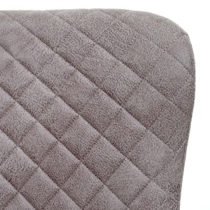Silla de Confidente DEVAN en Tela color Gris Claro
