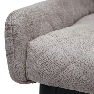 Silla de Confidente DEVAN en Tela color Gris Claro