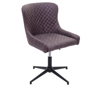 Silla de Confidente DEVAN en Tela color Gris Claro