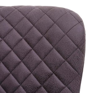 Silla de Confidente DEVAN en Tela color Gris Claro