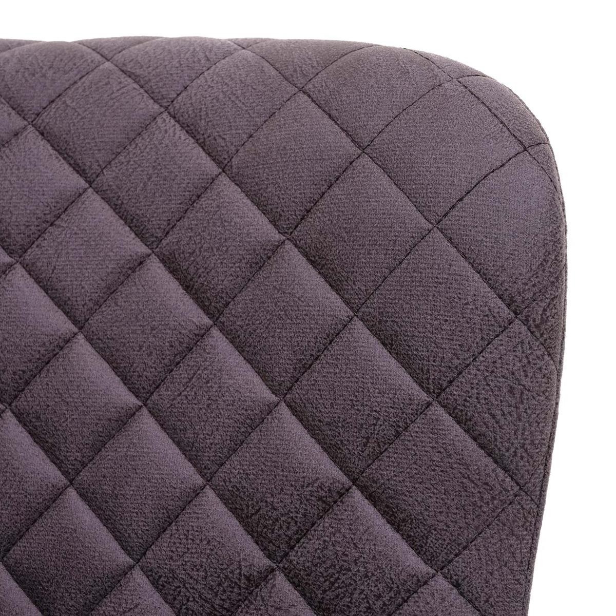 Silla de Confidente DEVAN, Base Metálica, en Tela color Gris Claro