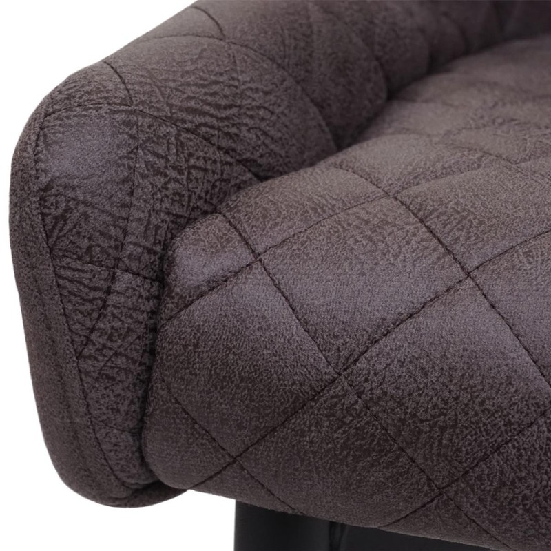 Silla de Confidente DEVAN en Tela color Gris Claro