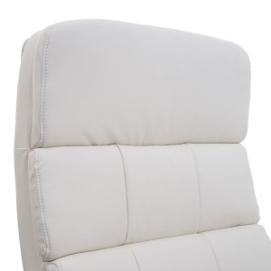 Sillón de oficina JUSTIN, máxima resistencia hasta 220 kg, en piel negro